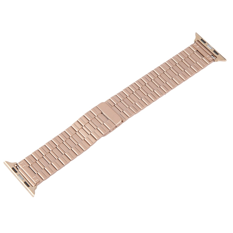 For Apple Watch 42mm Bamboo Stainless Steel Magnetic Watch Band(Rose Gold) - free shipping - PMC TechLife - Order now!