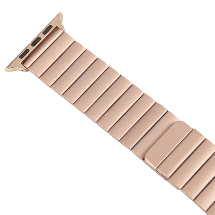 For Apple Watch 38mm Bamboo Stainless Steel Magnetic Watch Band(Rose Gold) - free shipping - PMC TechLife - Order now!