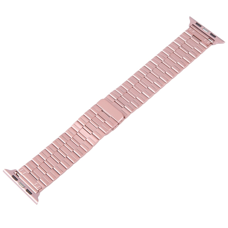 For Apple Watch 38mm Bamboo Stainless Steel Magnetic Watch Band(Pink) - free shipping - PMC TechLife - Order now!