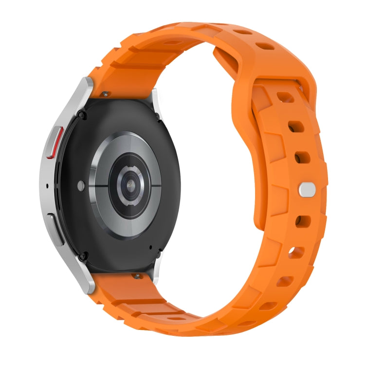 18mm Armor Silicone Watch Band(Orange) - 18mm Bands by PMC TechLife | Online Shopping South Africa | PMC TechLife | Buy Now Pay Later Mobicred
