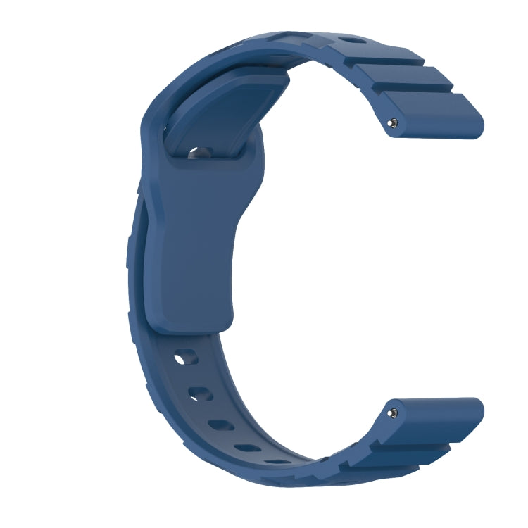 18mm Armor Silicone Watch Band(Dark Blue) - 18mm Bands by PMC TechLife | Online Shopping South Africa | PMC TechLife | Buy Now Pay Later Mobicred