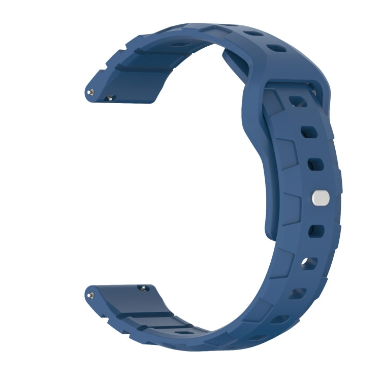 20mm Armor Silicone Watch Band(Dark Blue) - 20mm Bands by PMC TechLife | Online Shopping South Africa | PMC TechLife