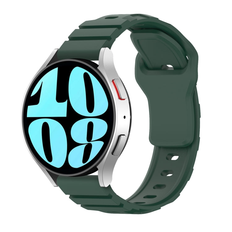 20mm Armor Silicone Watch Band(Dark Green) - 20mm Bands by PMC TechLife | Online Shopping South Africa | PMC TechLife