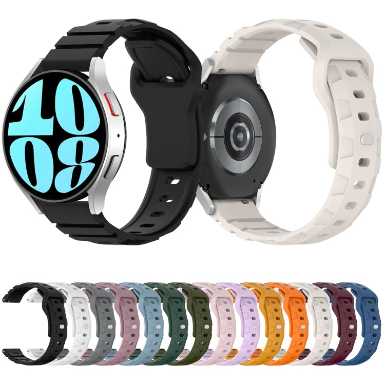 18mm Armor Silicone Watch Band(Yellow) - 18mm Bands by PMC TechLife | Online Shopping South Africa | PMC TechLife | Buy Now Pay Later Mobicred