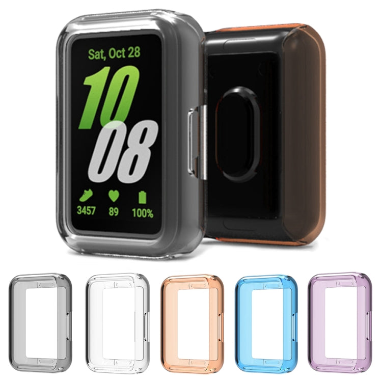 For Samsung Galaxy Fit 3 Half Pack Hollow TPU Watch Protective Case(Transparent Black) - free shipping - PMC TechLife - Order now!