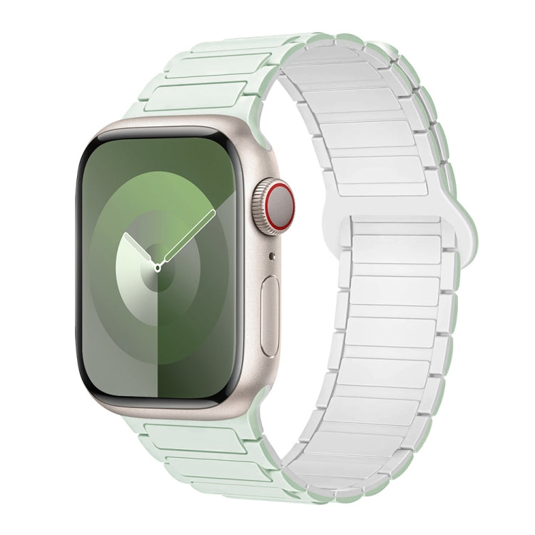 For Apple Watch Series 2 42mm I-Shaped Magnetic Silicone Watch Band(Mint White) - free shipping - PMC TechLife - Order now!