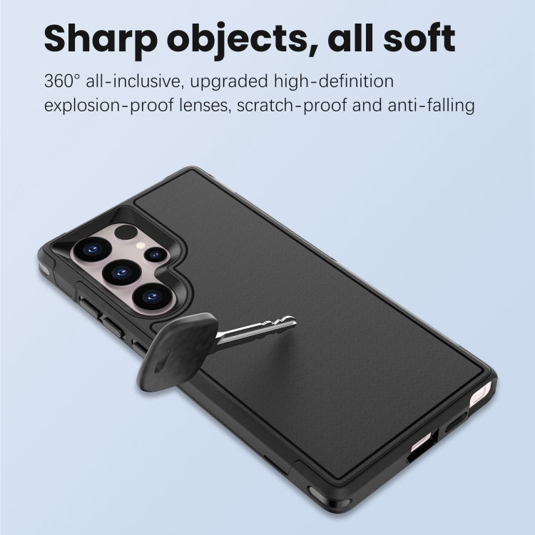 For Samsung Galaxy S23 Ultra 5G RedPepper Armor PC Hybrid TPU Phone Case(Black) - free shipping - PMc TechLife - Order now!