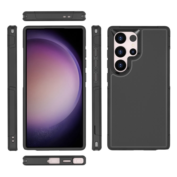 For Samsung Galaxy S22 Ultra 5G RedPepper Armor PC Hybrid TPU Phone Case(Black) - Galaxy S22 Ultra 5G Cases by RedPepper | Online Shopping South Africa | PMc TechLife | Buy Now Pay Later Mobicred