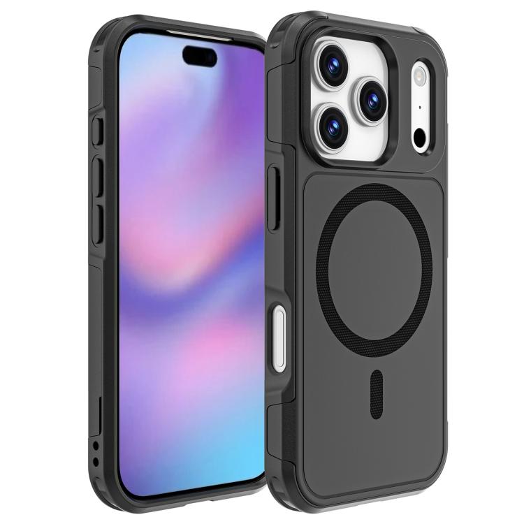 For iPhone 17 Pro RedPepper Armor Magsafe PC Hybrid TPU Phone Case(Black) - iPhone 17 Pro Cases by RedPepper | Online Shopping South Africa | PMC TechLife | Buy Now Pay Later Mobicred