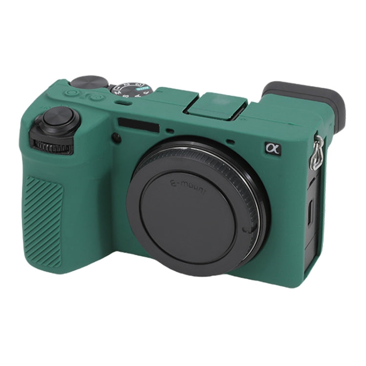 For Sony ILCE-6700 / A6700 Glossy Soft Silicone Protective Case(Green) - Protective Case by PMC TechLife | Online Shopping South Africa | PMC TechLife | Buy Now Pay Later Mobicred