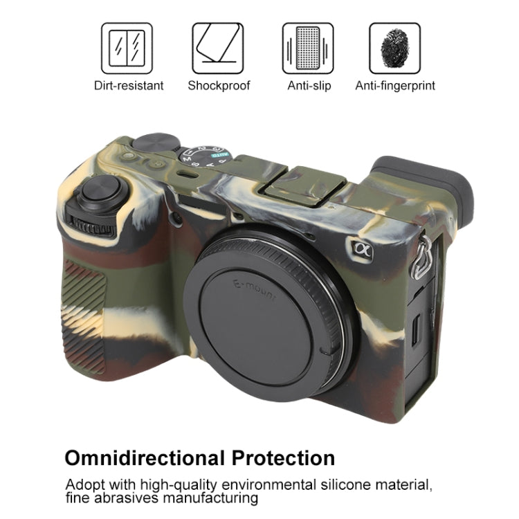 For Sony ILCE-6700 / A6700 Glossy Soft Silicone Protective Case(Camouflage) - free shipping - PMC TechLife - Order now!