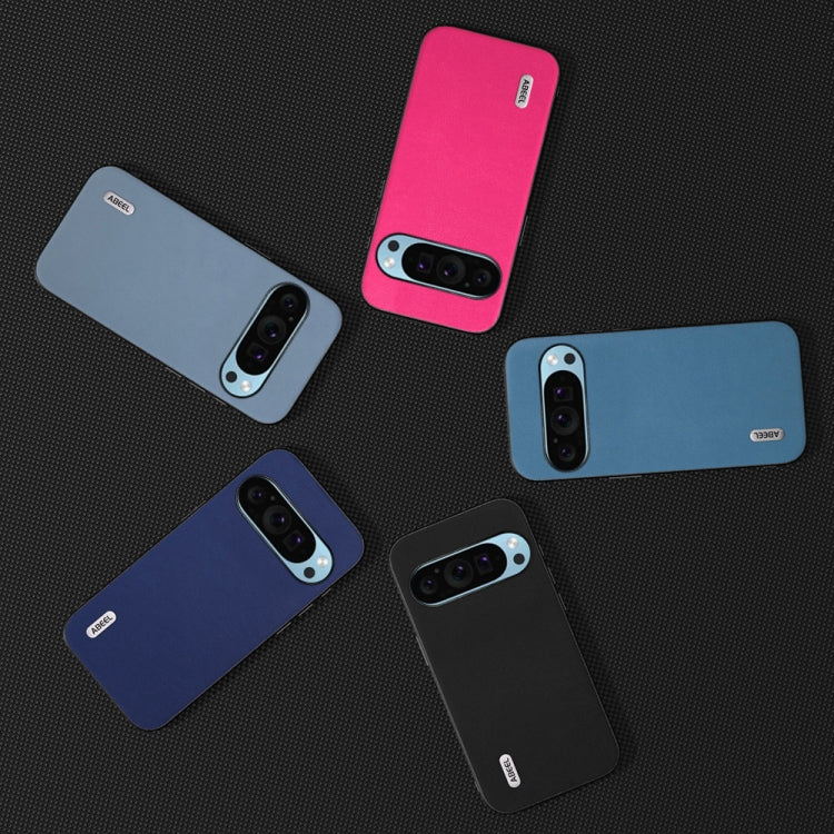 For Google Pixel 9 ABEEL Arashi Texture PU Phone Case(Rose Red) - Google Cases by PMC TechLife | Online Shopping South Africa | PMC TechLife | Buy Now Pay Later Mobicred