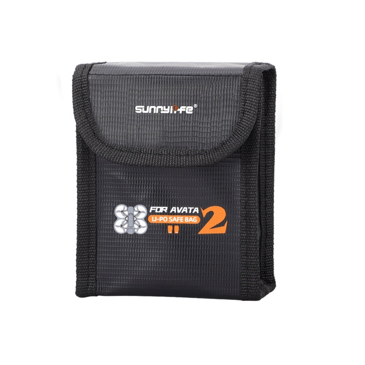 For DJI Avata 2 Sunnylife Battery Explosion-proof Safe Bag Protective Li-Po Safe Bag(For 2pcs Batteries) - Cases & Bags by Sunnylife | Online Shopping South Africa | PMC TechLife | Buy Now Pay Later Mobicred