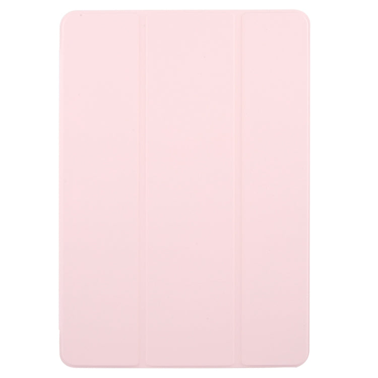 For Huawei MatePad Pro 11 2022/2024 Tri-fold Silicone Leather Tablet Case(Pink) - Huawei by PMC Jewellery | Online Shopping South Africa | PMC Jewellery | Buy Now Pay Later Mobicred