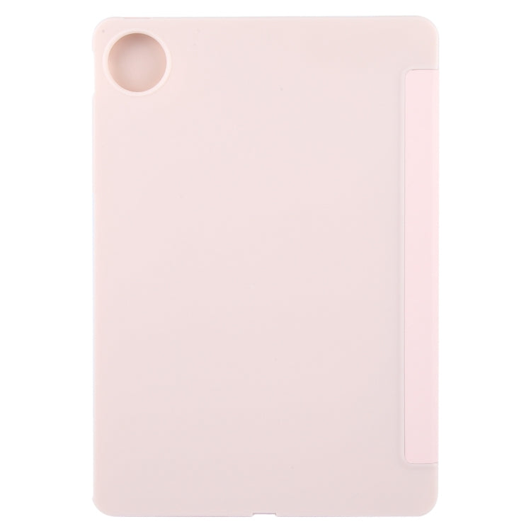 For Huawei MatePad Pro 11 2022/2024 Tri-fold Silicone Leather Tablet Case(Pink) - Huawei by PMC Jewellery | Online Shopping South Africa | PMC Jewellery | Buy Now Pay Later Mobicred
