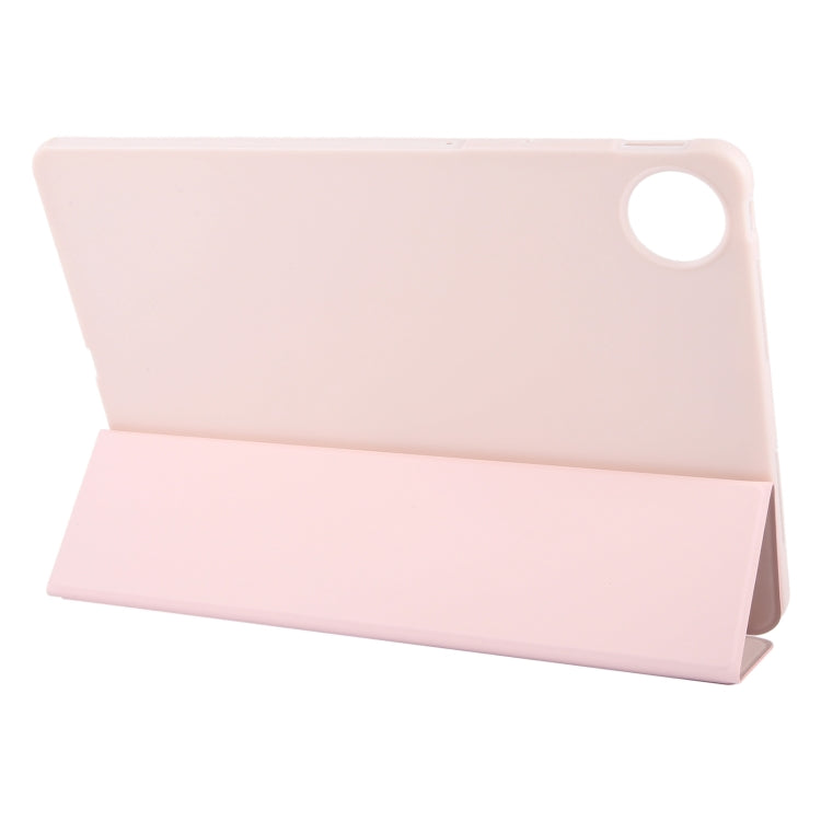For Huawei MatePad Pro 11 2022/2024 Tri-fold Silicone Leather Tablet Case(Pink) - Huawei by PMC Jewellery | Online Shopping South Africa | PMC Jewellery | Buy Now Pay Later Mobicred