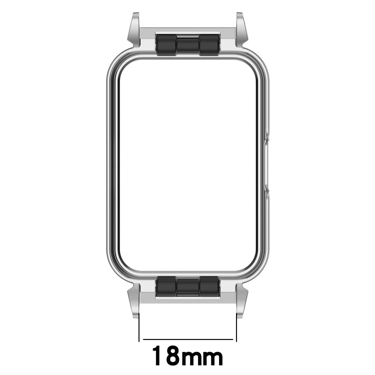 For Samsung Galaxy Fit 3 18mm Metal Frame Watch Protective Case(Rose Gold) - Watch Cases by PMC TechLife | Online Shopping South Africa | PMC TechLife