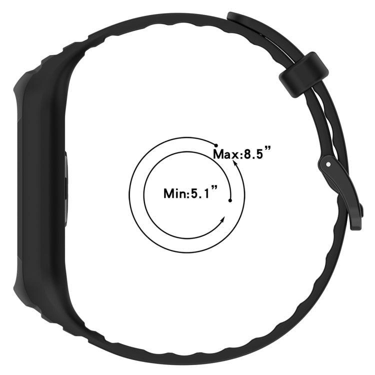 For Honor Band 9 Armor Integrated Silicone Watch Band(Purple) - Watch Bands by PMC TechLife | Online Shopping South Africa | PMC TechLife