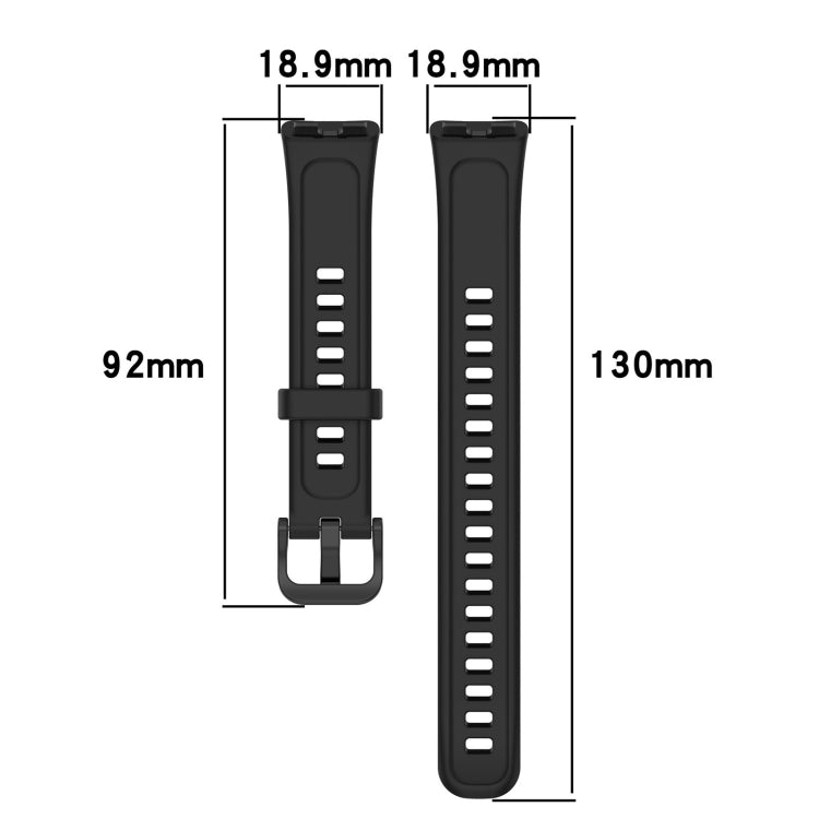 For Huawei Band 10 / 9 / 8 Solid Color Colorful Buckle Silicone Watch Band(Teal) - Watch Bands by PMC TechLife | Online Shopping South Africa | PMC TechLife | Buy Now Pay Later Mobicred