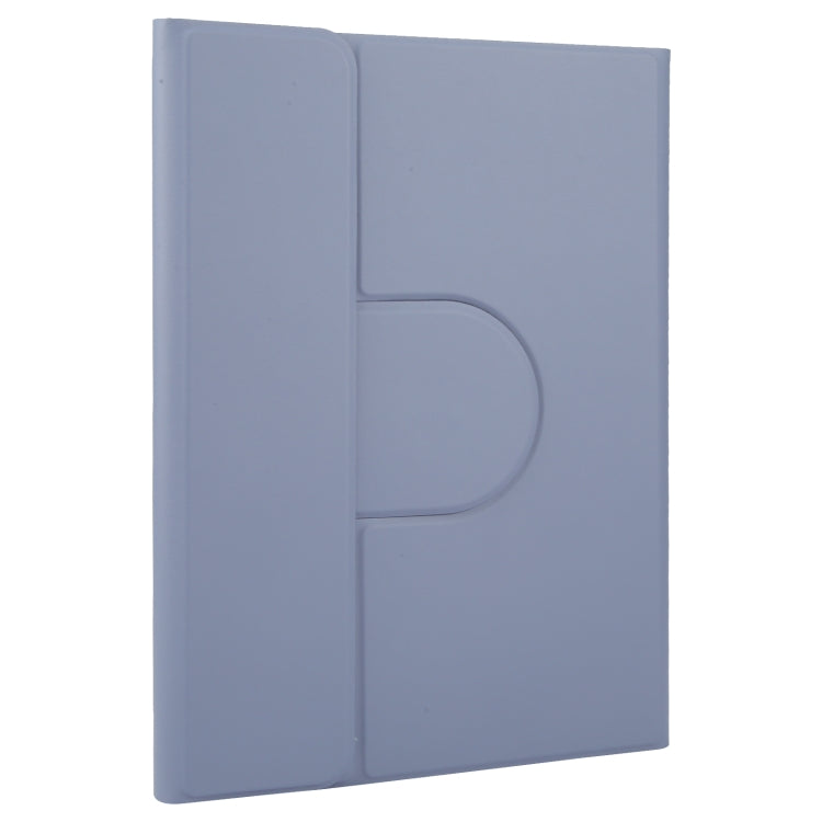 For Huawei MatePad Air 11.5 Round Button Bluetooth Keyboard Rotatable Holder Leather Case(Lavender Purple) - Huawei Keyboard by PMC TechLife | Online Shopping South Africa | PMC TechLife