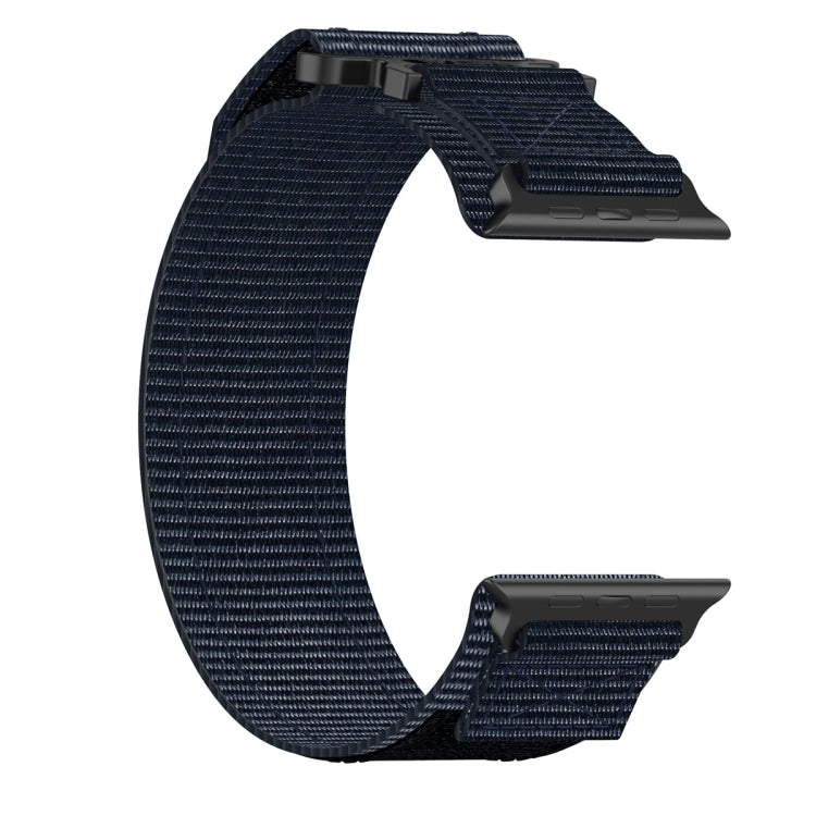 For Apple Watch Series 9 45mm Nylon Hook And Loop Fastener Watch Band(Blue) - free shipping - PMC TechLife - Order now!
