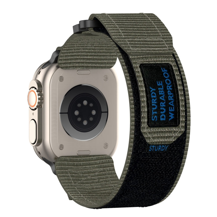 For Apple Watch Series 6 40mm Nylon Hook And Loop Fastener Watch Band(Grey) - Watch Bands by PMC TechLife | Online Shopping South Africa | PMC TechLife | Buy Now Pay Later Mobicred