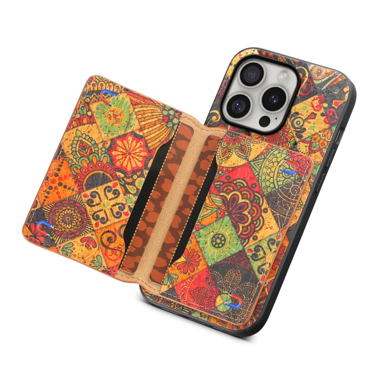 For iPhone 16 Pro Max Card Slot Holder Phone Case(Autumn Yellow) - iPhone 16 Pro Max Cases by PMC TechLife | Online Shopping South Africa | PMC TechLife | Buy Now Pay Later Mobicred