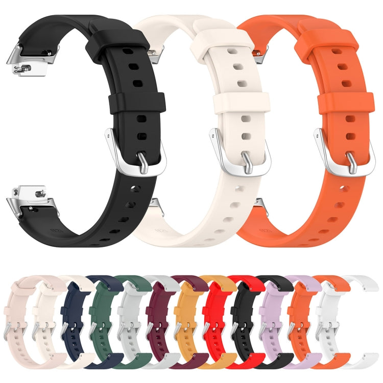 12mm Universal Solid Color Silver Buckle Silicone Watch Band(Starlight) - 20mm Bands by PMC TechLife | Online Shopping South Africa | PMC TechLife