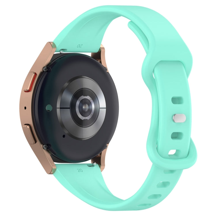 20mm Slim Reverse Buckle Silicone Watch Band(Teal) - 20mm Bands by PMC TechLife | Online Shopping South Africa | PMC TechLife
