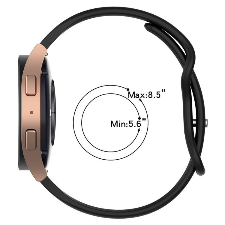 20mm Slim Reverse Buckle Silicone Watch Band(Pine Green) - 20mm Bands by PMC TechLife | Online Shopping South Africa | PMC TechLife