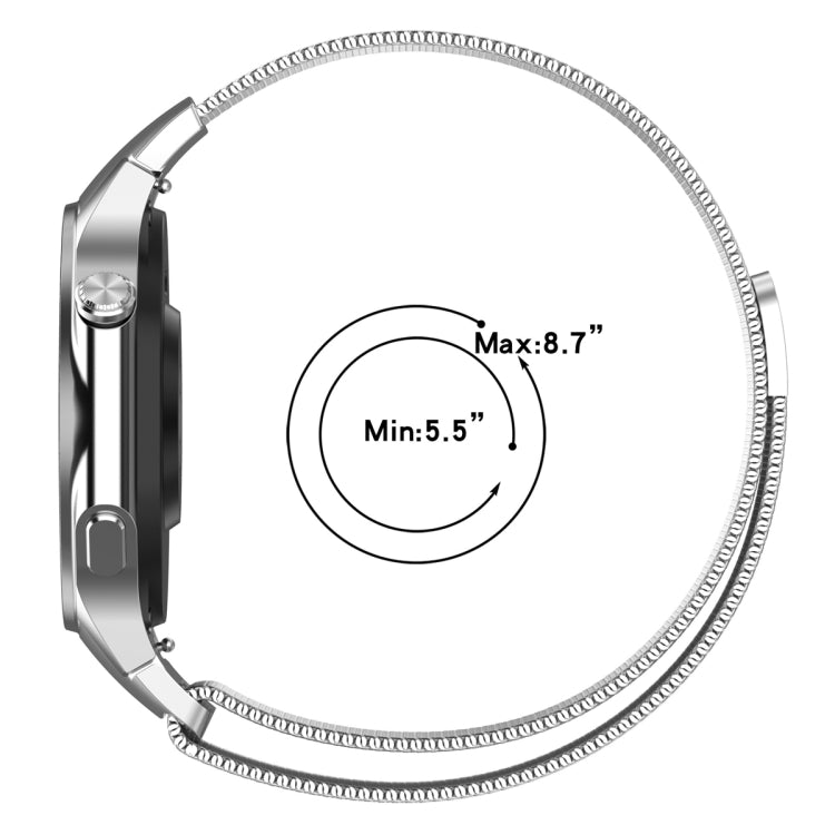 For OPPO Watch X2 / OnePlus Watch 3 Milan Magnetic Steel Mesh Watch Band(Starlight) - Watch Bands by PMC TechLife | Online Shopping South Africa | PMC TechLife | Buy Now Pay Later Mobicred