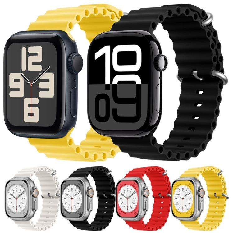 For Apple Watch Ultra 49mm ZGA Ocean Silicone Watch Band(White) - free shipping - PMC TechLife - Order now!
