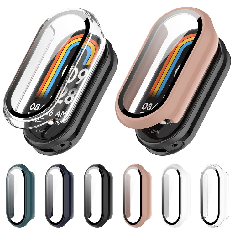For Xiaomi Mi Band 8 / 9 Ceramic / 10 Ceramic Tempered Film Integrated PC Protective Watch Cover(Black) - free shipping - PMC TechLife - Order now!