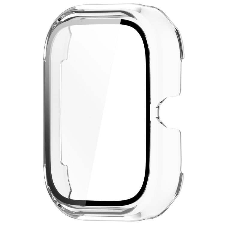 For Honor Choice Haylou Watch PC + Tempered Film Integrated Protective Watch Case(Transparent White) - Watch Cases by PMC TechLife | Online Shopping South Africa | PMC TechLife