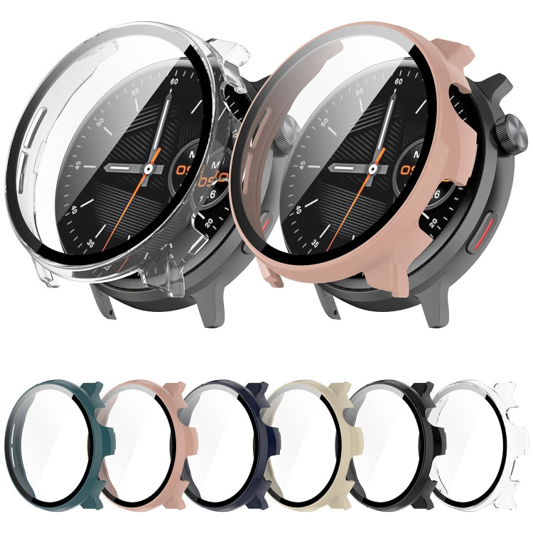 For Xiaomi Mibro Watch Lite 2 PC + Tempered Film Integrated Watch Protective Case(Transparent) - Watch Cases by PMC TechLife | Online Shopping South Africa | PMC TechLife