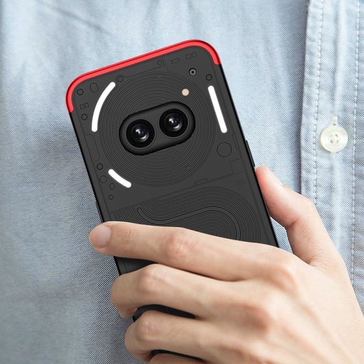 For Nothing Phone 2a GKK Three Stage Splicing Full Coverage PC Phone Case(Black Red) - free shipping - PMC Jewellery - Order now!