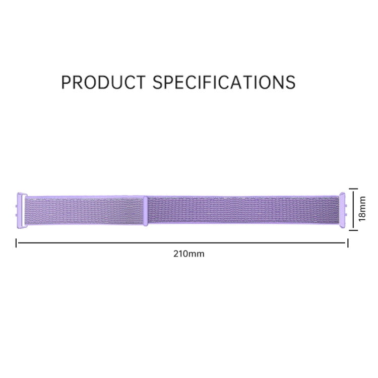 For Honor Band 9 Woven Nylon Loop Watch Band(Black) - Watch Bands by PMC TechLife | Online Shopping South Africa | PMC TechLife