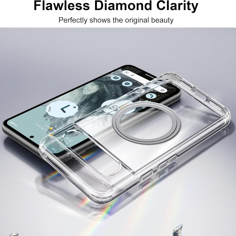 For Google Pixel 9 / 9 Pro Transparent Frosted MagSafe Phone Case - Google Cases by PMC TechLife | Online Shopping South Africa | PMC TechLife | Buy Now Pay Later Mobicred