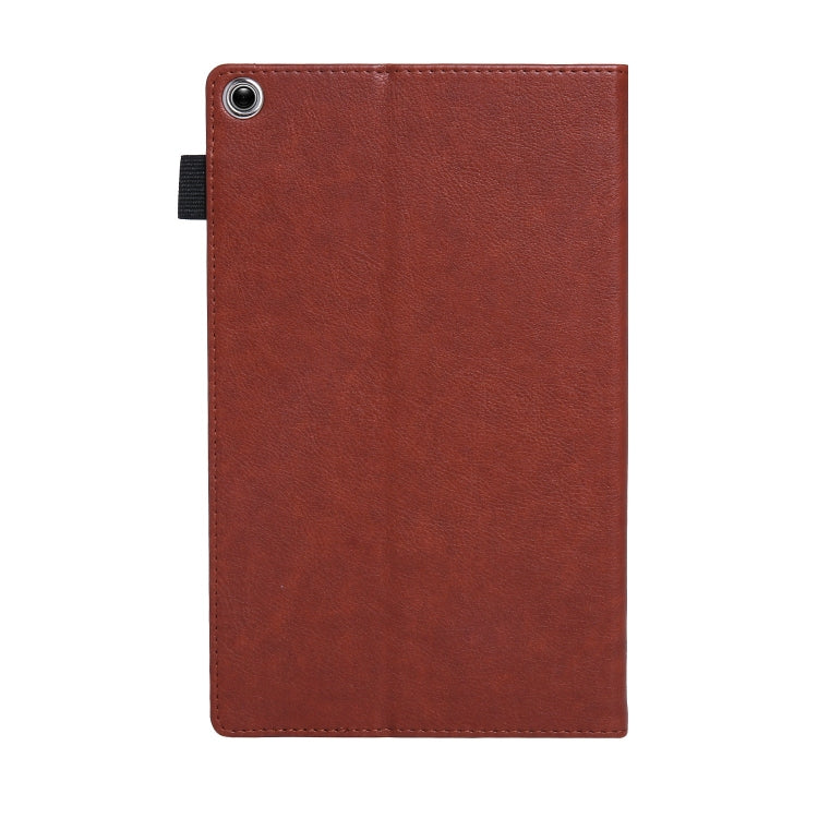 For Amazon Kindle Fire HD10 2017/2019 Extraordinary Series Smart Leather Tablet Case(Brown) - Amazon by PMC TechLife | Online Shopping South Africa | PMC TechLife | Buy Now Pay Later Mobicred
