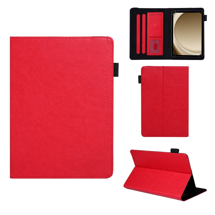10 inch Extraordinary Series Leather Tablet Case(Red) - 10 - 11 inch by PMC TechLife | Online Shopping South Africa | PMC TechLife | Buy Now Pay Later Mobicred