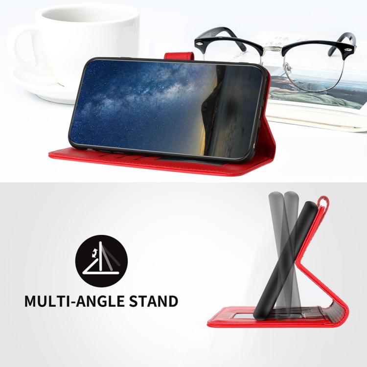 For iPhone 17 Datura Flower Embossed Flip Leather Phone Case(Red) - free shipping - PMc TechLife - Order now!