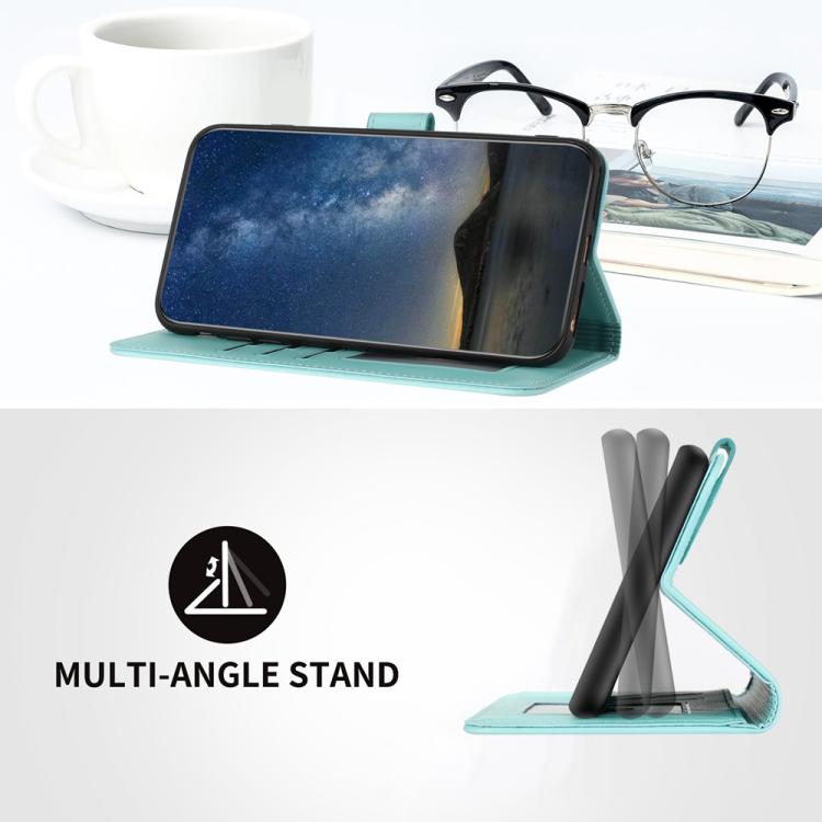 For iPhone 17 Pro Max Datura Flower Embossed Flip Leather Phone Case(Light Blue) - free shipping - PMc TechLife - Order now!