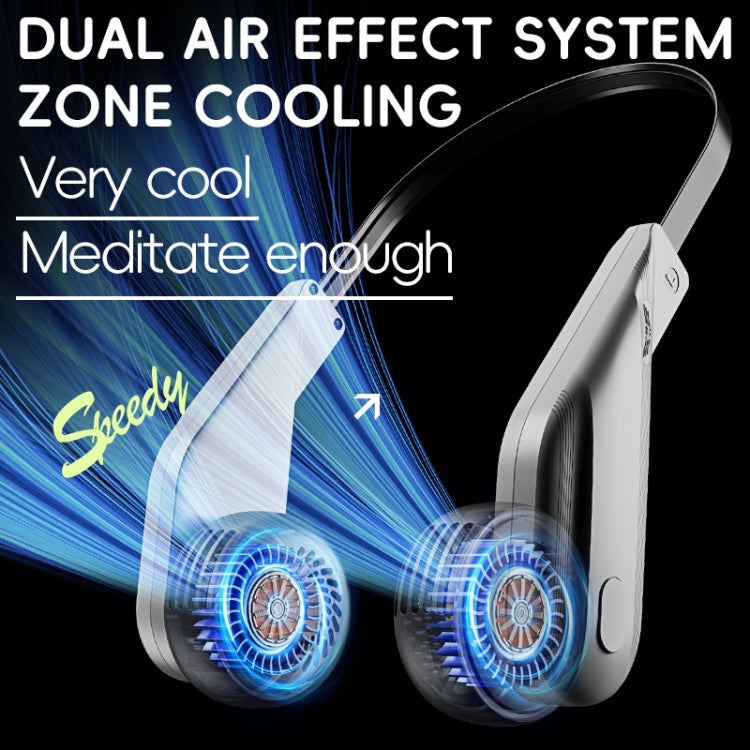 MF089 Speedy Neck Band Electric Fan(White) - Electric Fans by PMC TechLife | Online Shopping South Africa | PMC TechLife | Buy Now Pay Later Mobicred