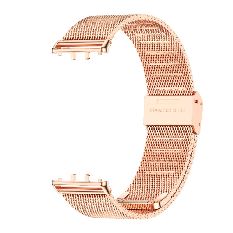For Samsung Galaxy Fit 3 Mijobs Milan Buckle Metal Watch Band(Rose Gold) - free shipping - PMc TechLife - Order now!