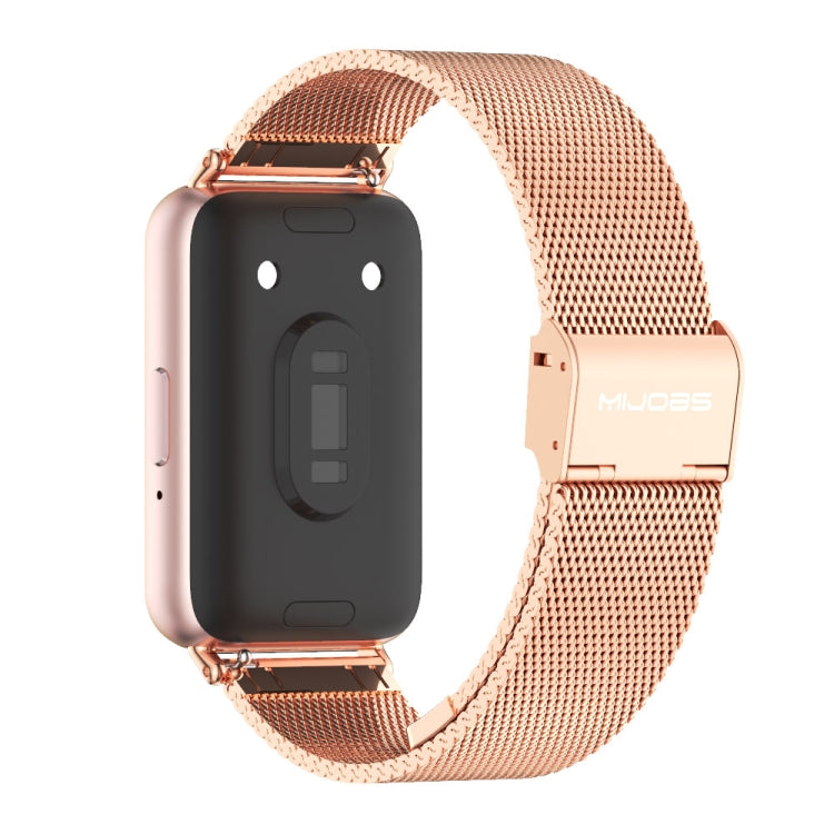 For Samsung Galaxy Fit 3 Mijobs Milan Buckle Metal Watch Band(Rose Gold) - free shipping - PMc TechLife - Order now!