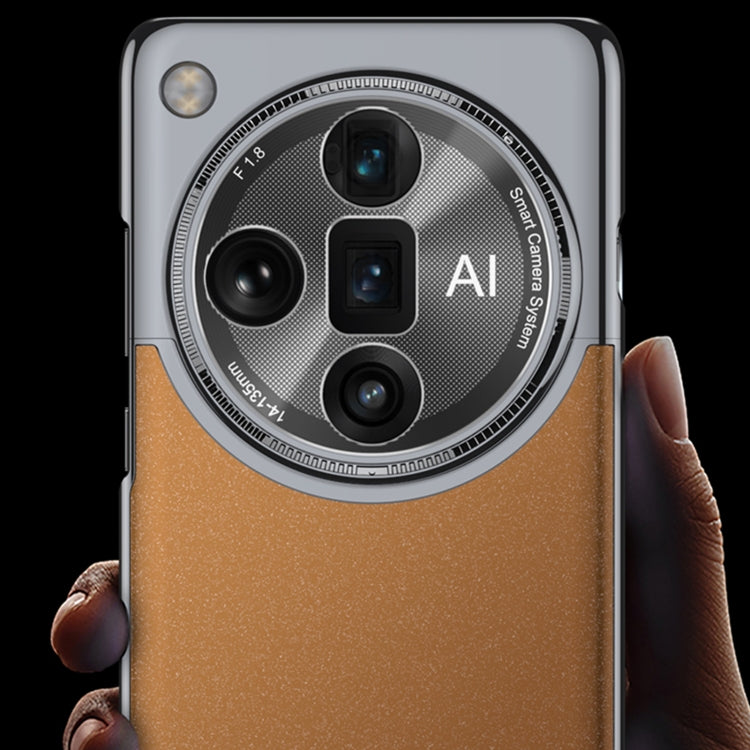 For OPPO Find X7 GKK Mortise-Tenon Connection Contrast Color Frosted AG Shockproof Phone Case(Black) - free shipping - PMC Jewellery - Order now!