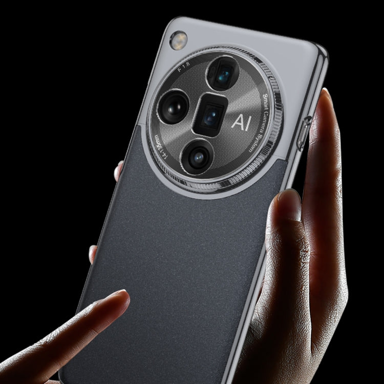 For OPPO Find X7 Ultra GKK Mortise-Tenon Connection Contrast Color Frosted AG Shockproof Phone Case(Blue) - free shipping - PMC Jewellery - Order now!