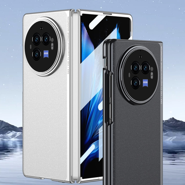 For vivo X Fold3 Pro GKK Integrated Unbounded Frosted AG All-inclusive Shockproof Phone Case(White) - free shipping - PMC Jewellery - Order now!