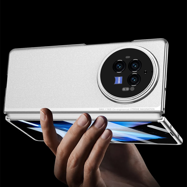 For vivo X Fold3 Pro GKK Integrated Unbounded Frosted AG All-inclusive Shockproof Phone Case(White) - free shipping - PMC Jewellery - Order now!