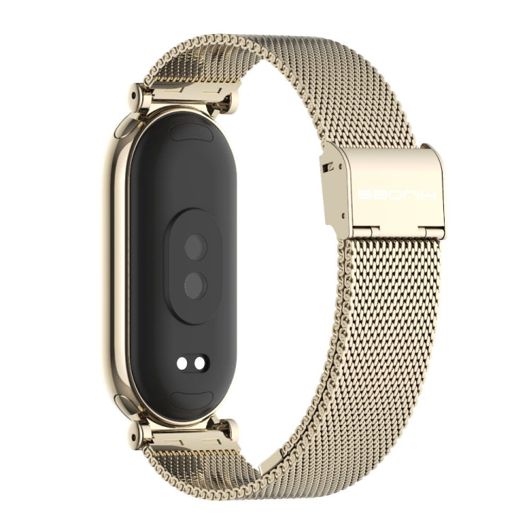 For Xiaomi Smart Band 10 / 9 / 8 Mijobs GT4 Milan Buckle Metal Watch Band(Light Gold) - free shipping - PMc TechLife - Order now!